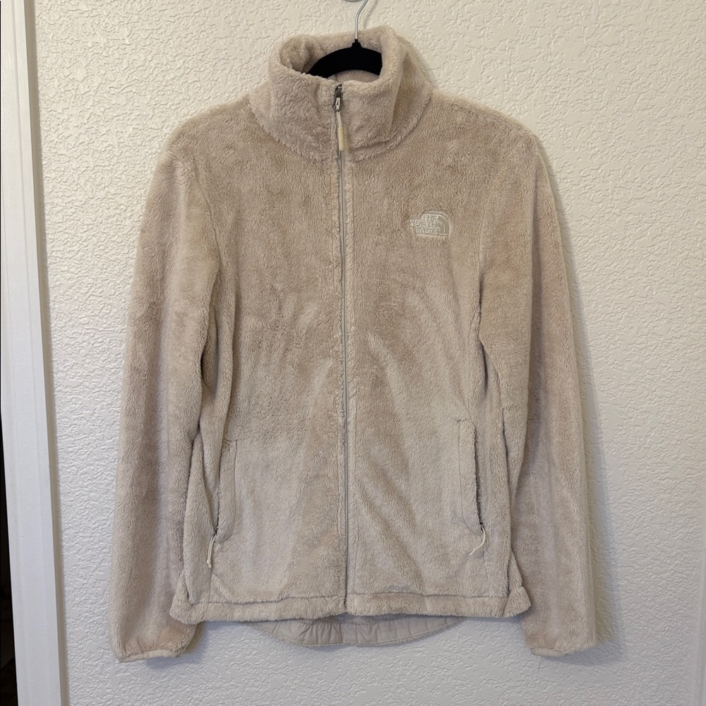 THE NORTH FACE Osito furry fleece jacket in cream Small